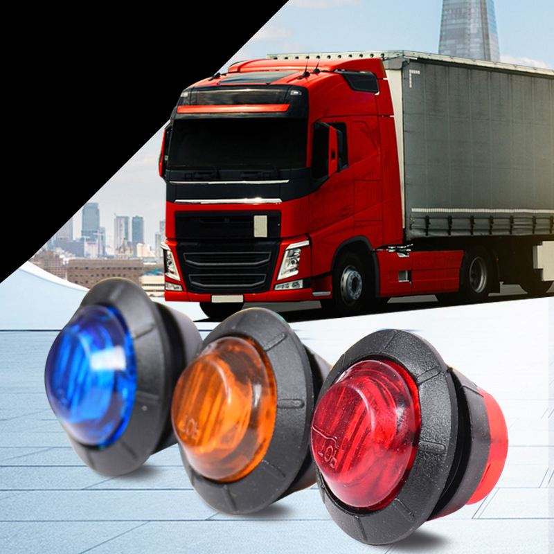 Car LED truck edge light Night driving warning light Colorful crystal signal light
